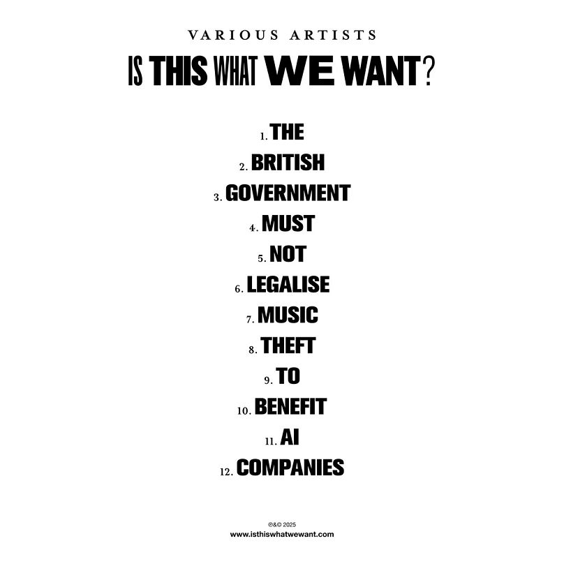 "Is This What We Want?" tracklist
